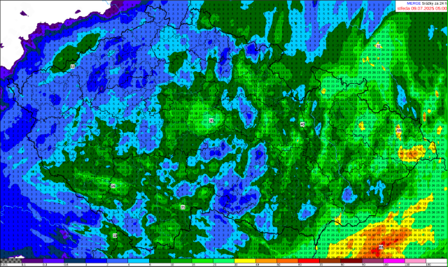 meteorologická mapa
